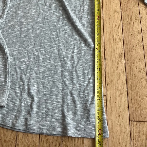 Long sleeve lightweight cowl neck sweater grey casual Y2K women’s medium - Picture 6 of 7